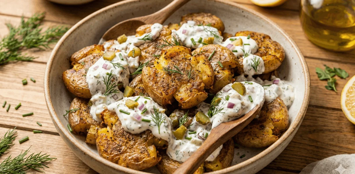 Smashed Potato Salad