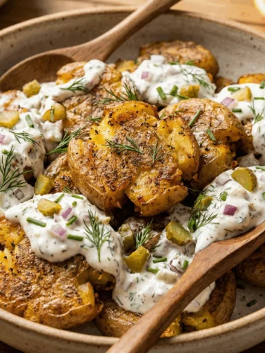 Smashed Potato Salad