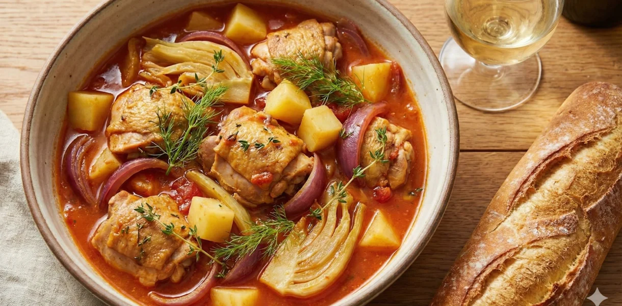 Hähnchen-Bouillabaisse